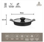 ⁦طقم أومليط غرانيت 6 قطع AMBOSS ASTRAL ، مع غطاء زجاجي⁩ - الصورة ⁦2⁩