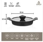 ⁦طقم أومليط غرانيت 6 قطع AMBOSS ASTRAL ، مع غطاء زجاجي⁩ - الصورة ⁦3⁩