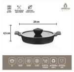 ⁦طقم أومليط غرانيت 6 قطع AMBOSS ASTRAL ، مع غطاء زجاجي⁩ - الصورة ⁦4⁩