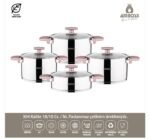 مجموعة ادوات المطبخ ENIO المكونة من 8 قطع بتصميم انيق وهيكل متين – الاينوكس -الفولاد المقاوم للصدا AMBOSS 18/10