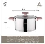 ⁦مجموعة ادوات المطبخ ENIO المكونة من 8 قطع بتصميم انيق وهيكل متين – الاينوكس -الفولاد المقاوم للصدا AMBOSS 18/10⁩ - الصورة ⁦3⁩