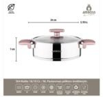 ⁦مجموعة ادوات المطبخ ENIO المكونة من 8 قطع بتصميم انيق وهيكل متين – الاينوكس -الفولاد المقاوم للصدا AMBOSS 18/10⁩ - الصورة ⁦5⁩