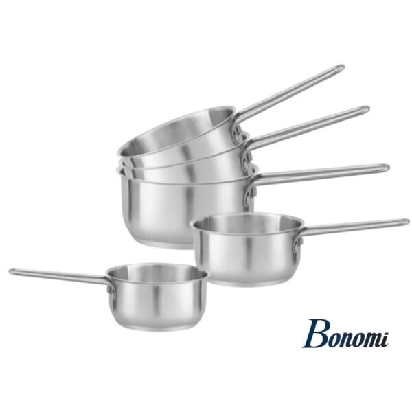 Set de 5 Casseroles Inox   مجموعة من 5 قدور من الفولاذ المقاوم للصدأ