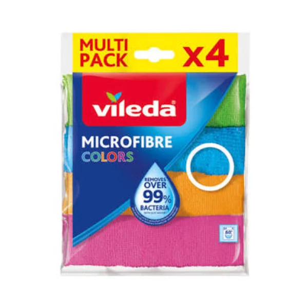 4 Chiffons Microfibre Colors APC Vileda