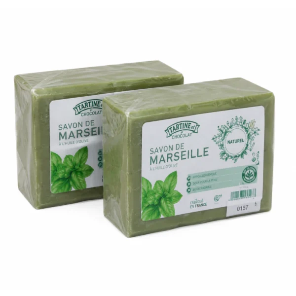 2 Savons de Marseille Menthe