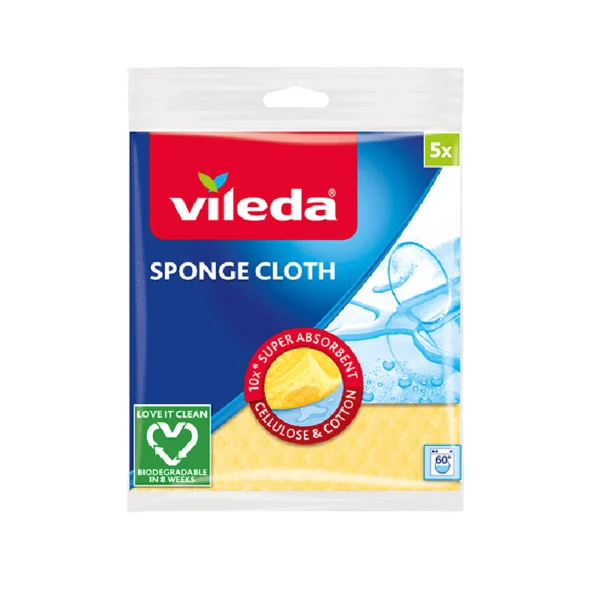 Vileda Sponge Cloth x5