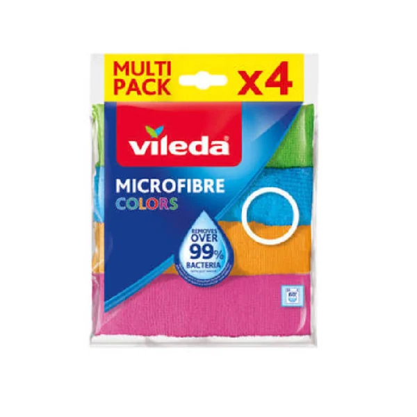 Vileda Microfibre Colors x4