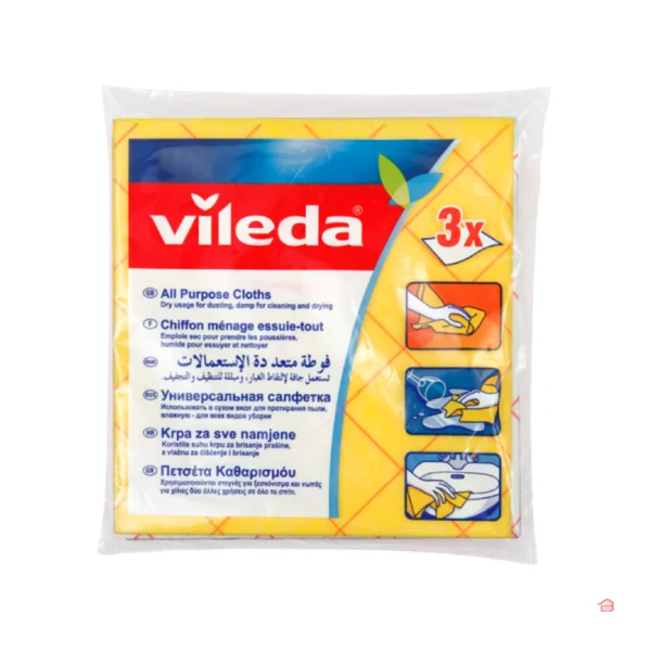 Vileda Chiffons Essuie Tout x3