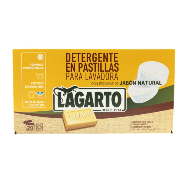 Lagarto Detergente en Pastillas
